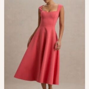 Club L London Coral Andromeda Dress
